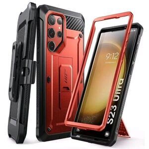 SUPCASE Military-Grade Protection Case Cover New Red Samsung Galaxy S23 Ultra 5G